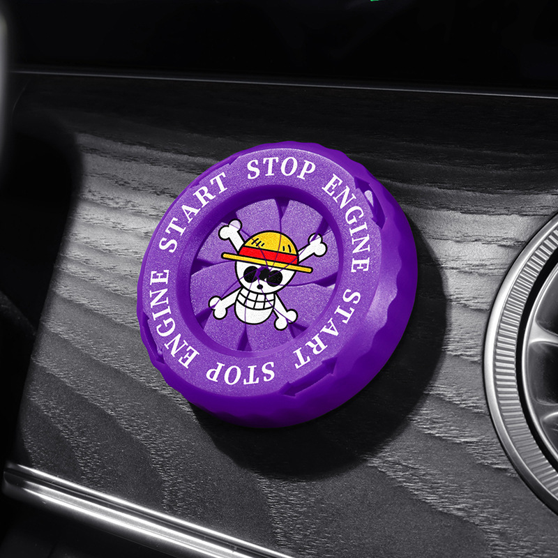 Car Accessories Japanese - One Piece Car Start Button Decoration
