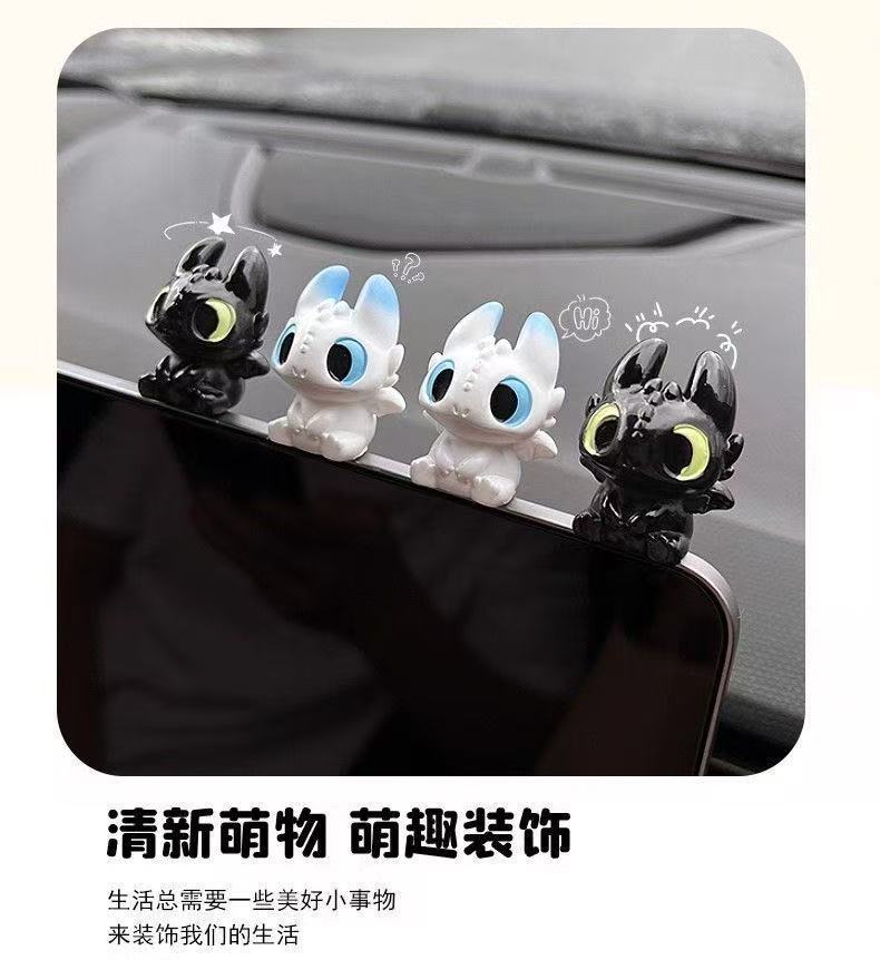Cute toothless baby doll figur - Car Accessories Dashboard recension och pris