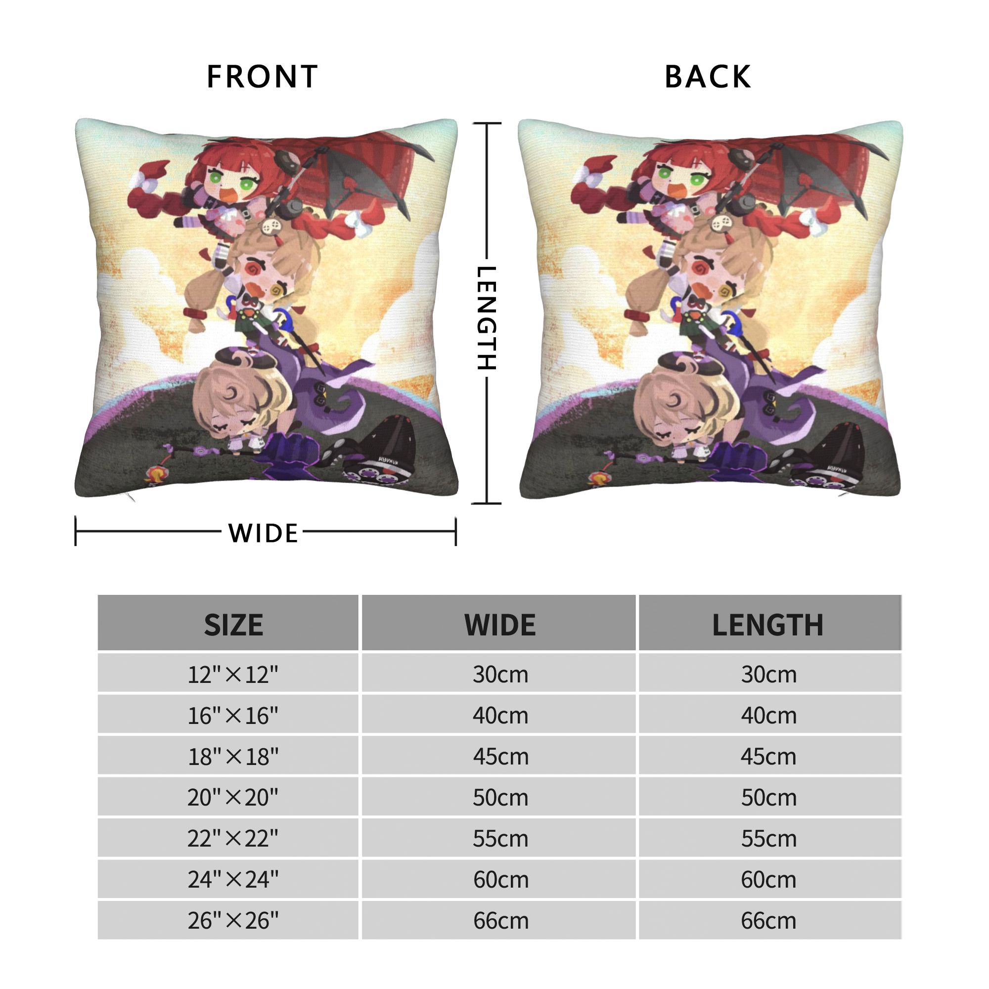 Decorative Pillowcases Zenless - Car Accessories Zone recension och pris