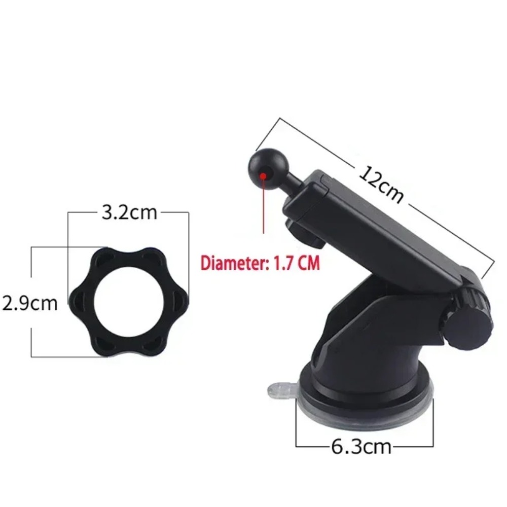 17mm Ball Desk Holder Base Car - Car Accessories Dashboard recension och pris